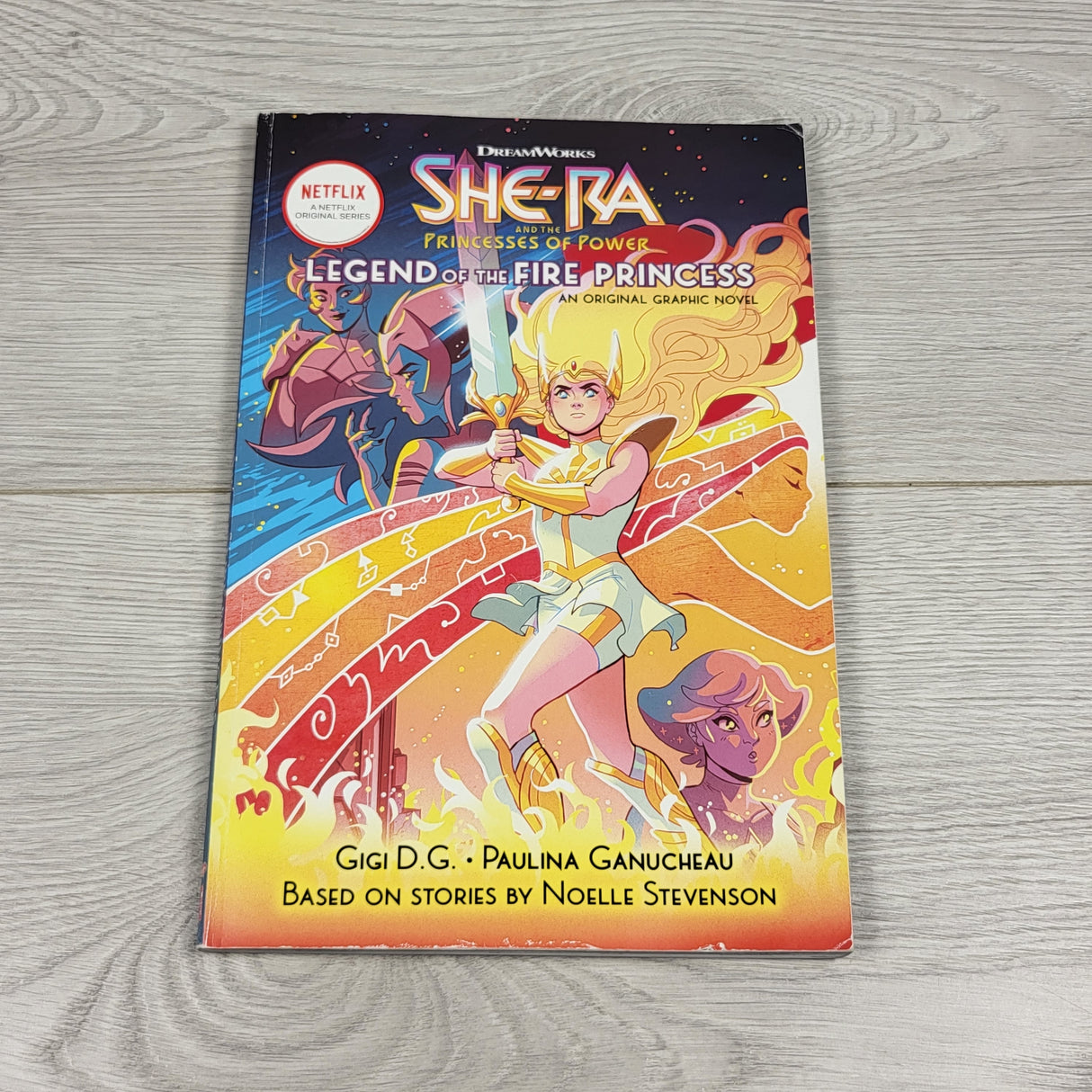 She-Ra: Legend of the Fire Princess. Soft cover graphic novel