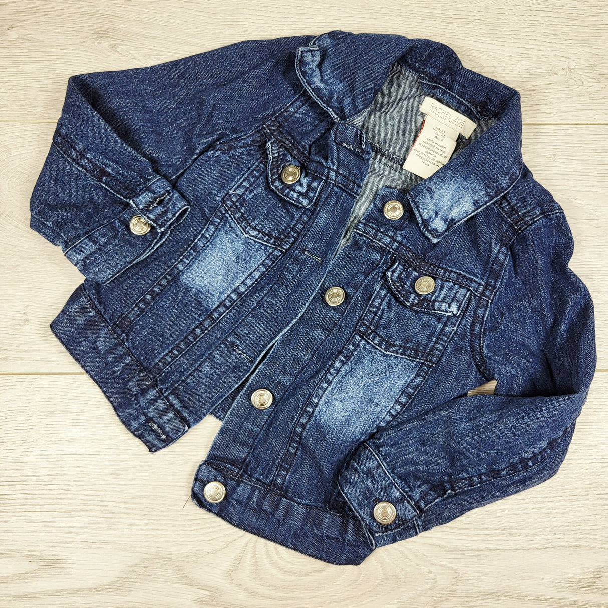 Rachel Zoe distressed denim jacket. Size 2T