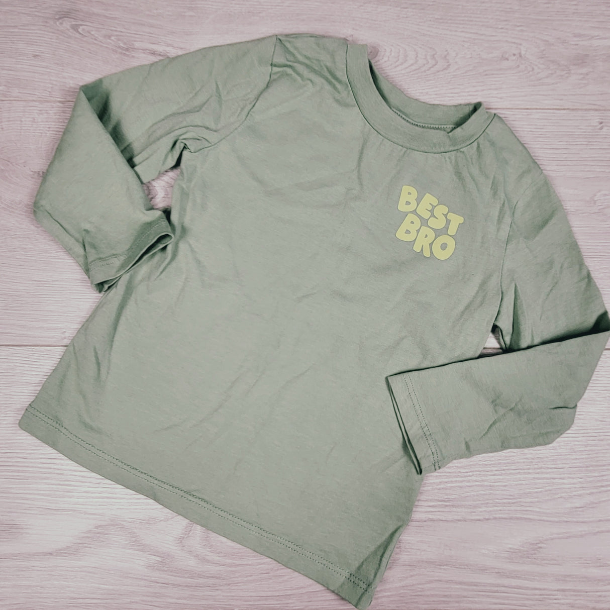 Joe green "Best Bro" top. Size 2T