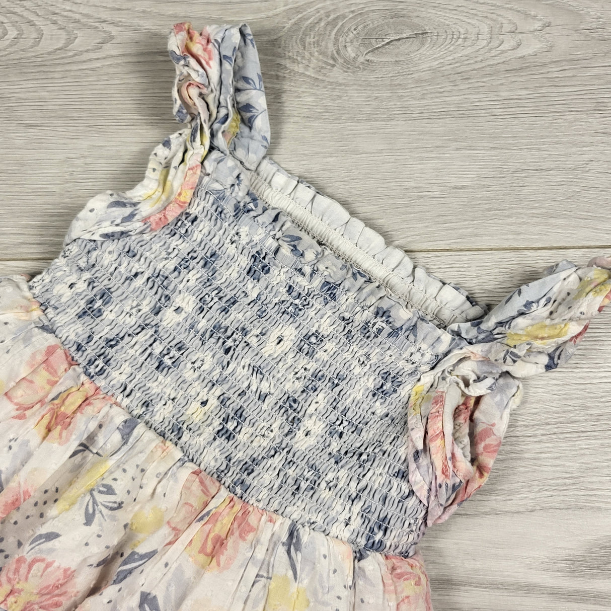 Haute Hippie smocked floral print dress. Size 24 months - AS IS