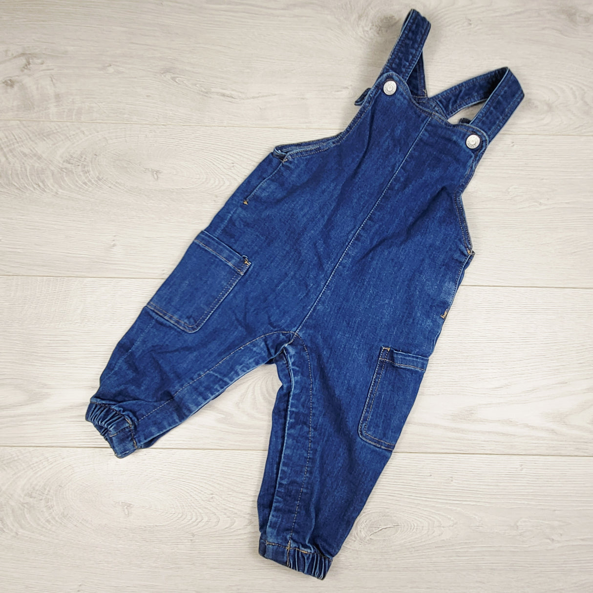 H and M x Disney denim overalls. Size 9-12 months
