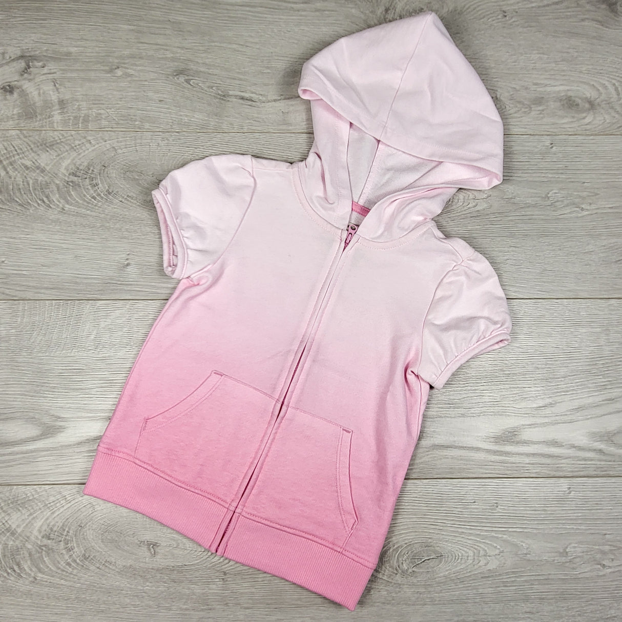 Carters pink ombre short sleeve hoodie. Size 3T