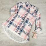 NEW - Little Lass pink plaid dress. Size 24 months