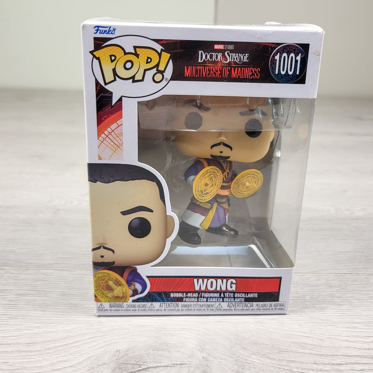 NEW - Funko Pop! Marvel: Doctor Strange in the Multiverse of Madness – Wong #1001 bobble head