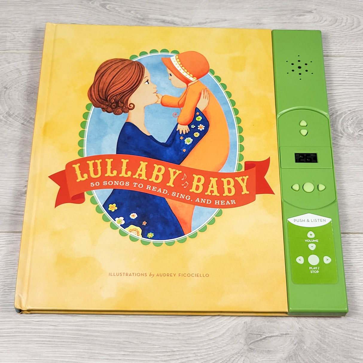 Lullaby Baby: 50 Songs to Read, Sing, and Hear. Hardcover musical book