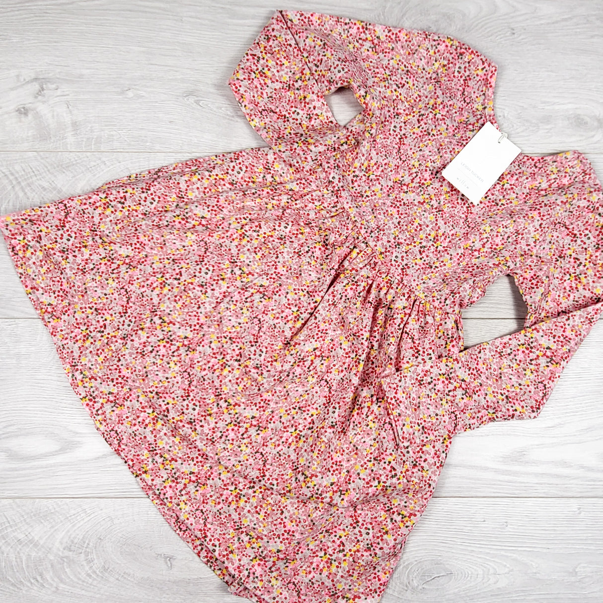 NEW - Leigh Tucker floral print dress. Size 4/5T