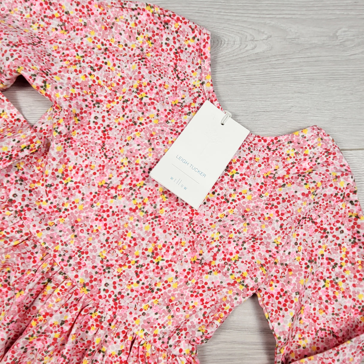 NEW - Leigh Tucker floral print dress. Size 4/5T