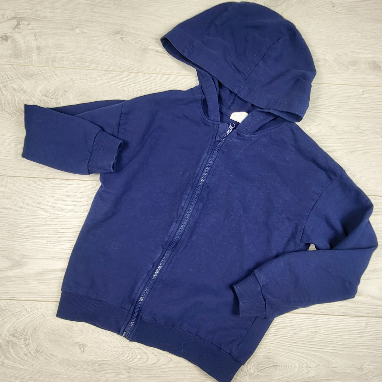 Rococo navy zip up hoodie. Size 5/6