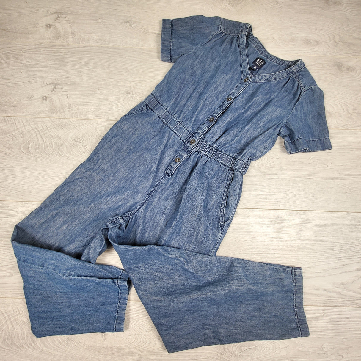 Gap denim look romper. Size 6/7