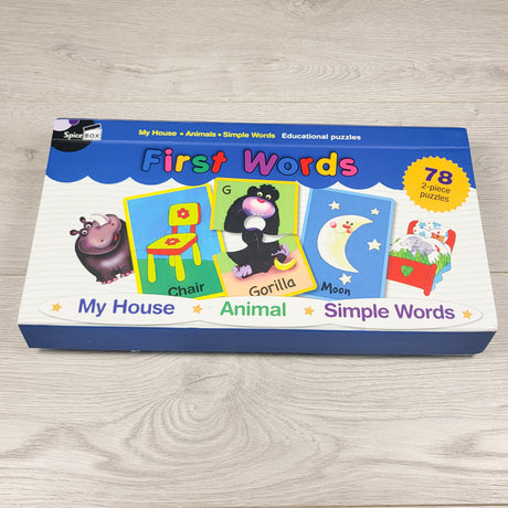 SpiceBox First Words Educational Puzzle Set (sorry, no shipping)