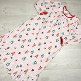 Carters pink Christmas themed fleece night gown. Size 8-10 Years