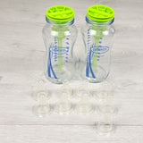 Pair of Dr. Browns wide neck glass bottles