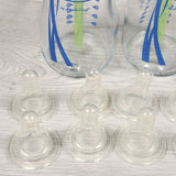 Pair of Dr. Browns wide neck glass bottles