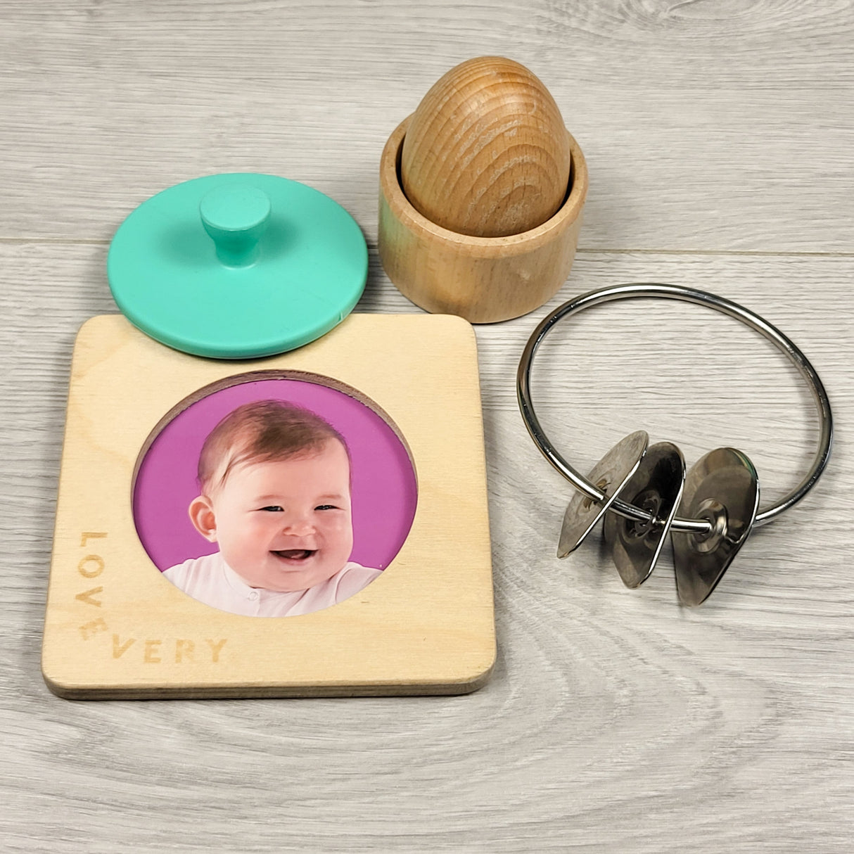 Lot of Lovevery baby toys