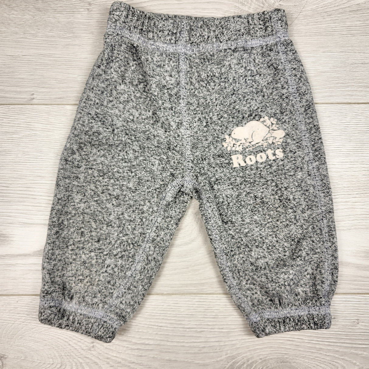 Roots grey sweat pants. Size 0-3 months