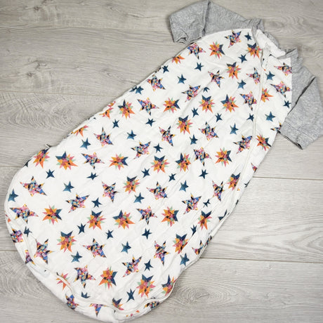 Nest Designs Raglan Long Sleeve Sleep Bag with stars. Size 80 (6-18 months)