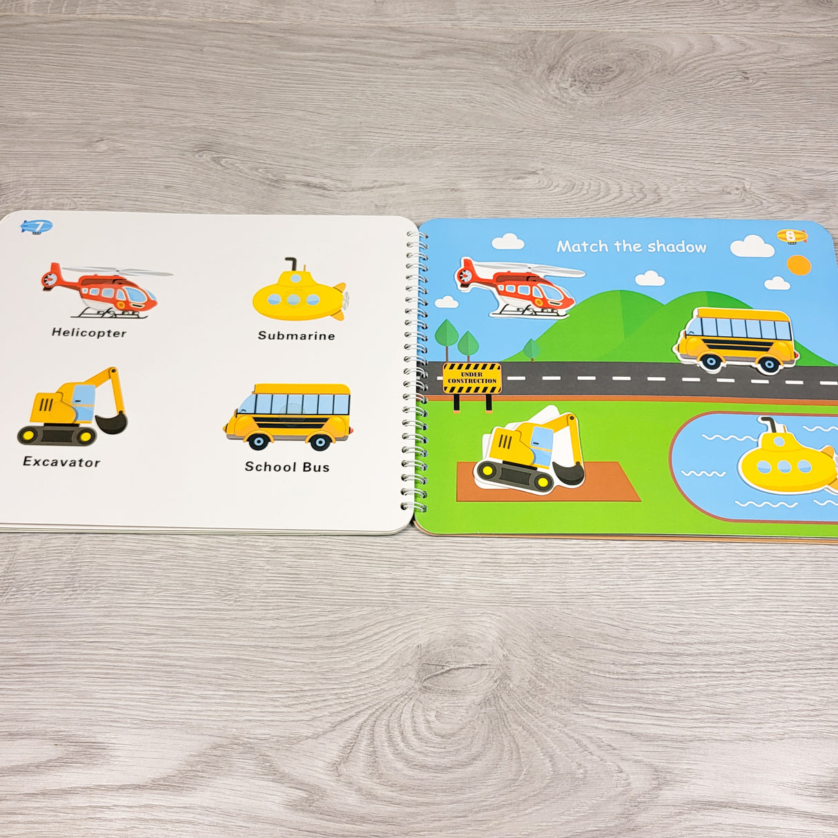 Vehicles Velcro Busy Book