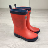 Hatley red rain boots. Size 10