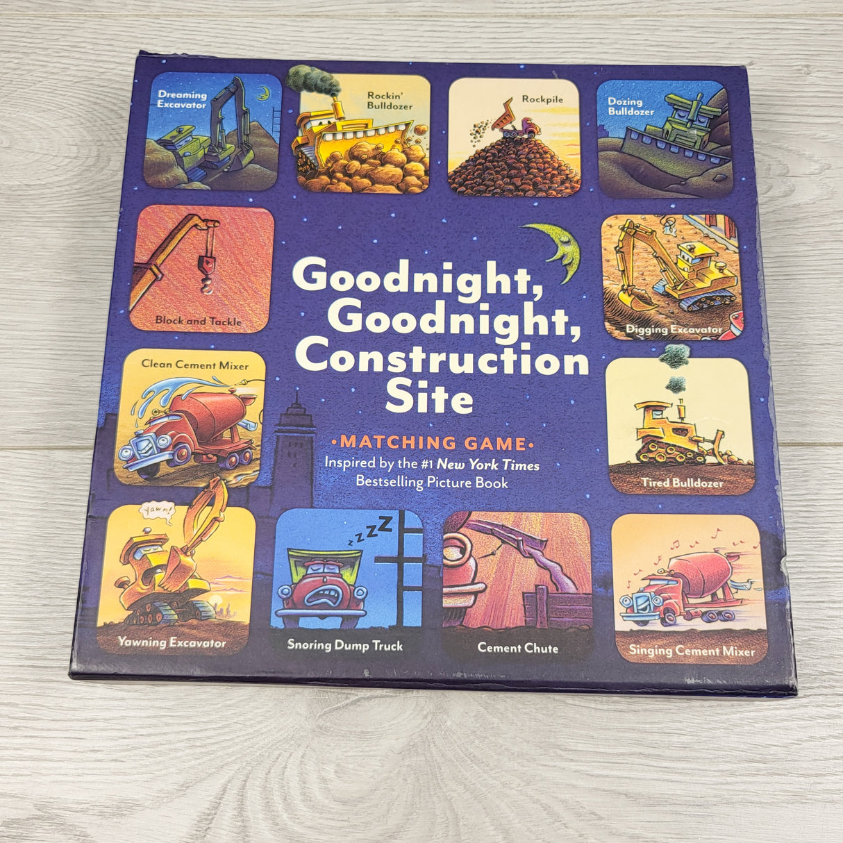 Goodnight Goodnight Construction Site matching game