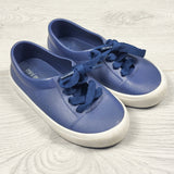 Mini Melissa navy "Street" rubber waterproof sneakers. Size 8