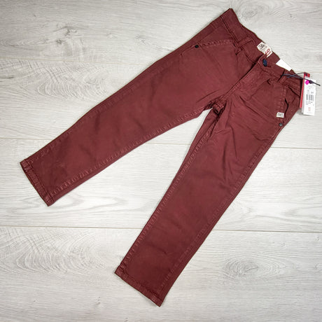 NEW - Noppies brick coloured slim fit Korbach chino pants. Size 3/4T