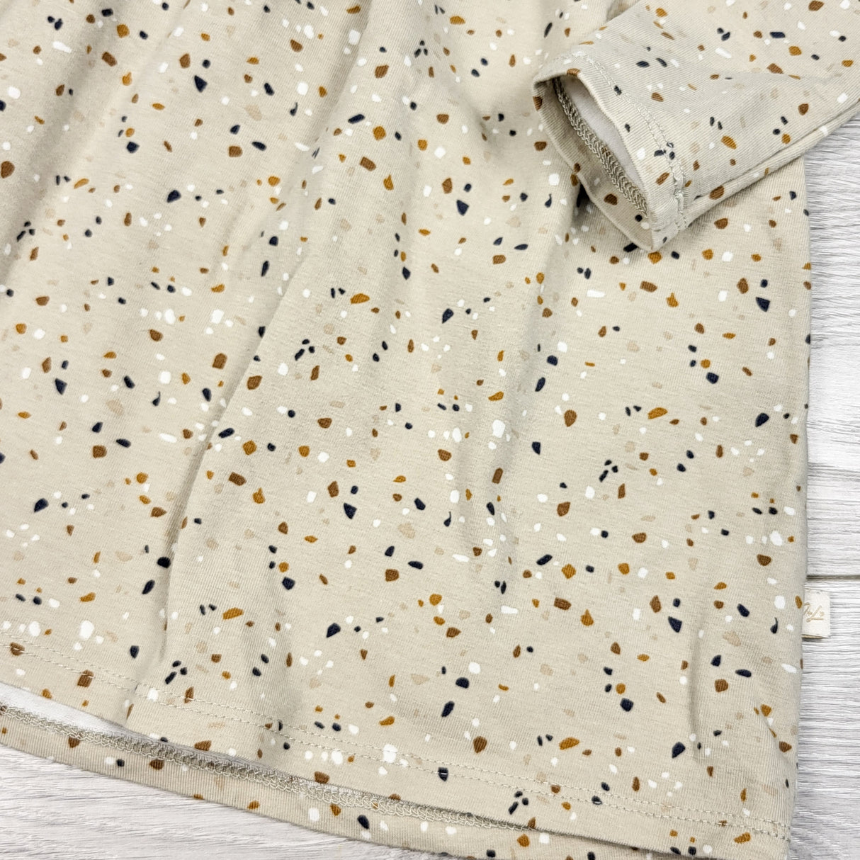 Jax and Lennon splotch pattern bamboo blend dress. Size 12-18 months