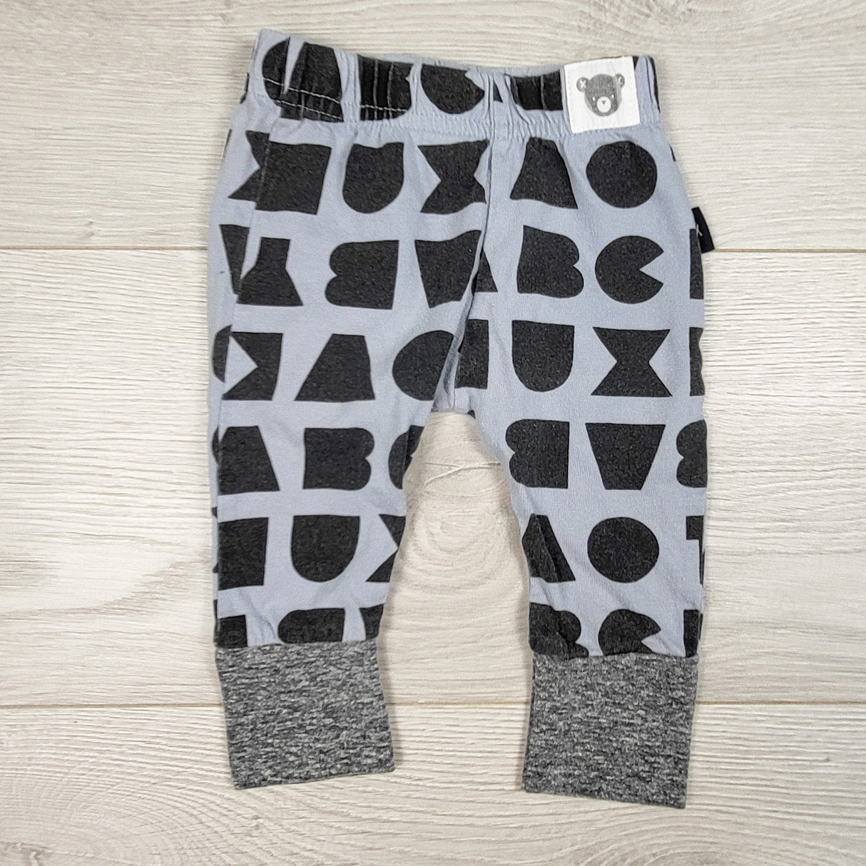 Hux Baby logo pants. Size 0-3 months
