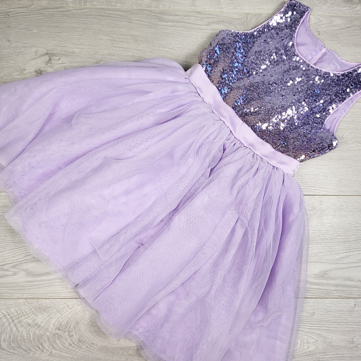 George purple sequin special occasion dress. Size 8