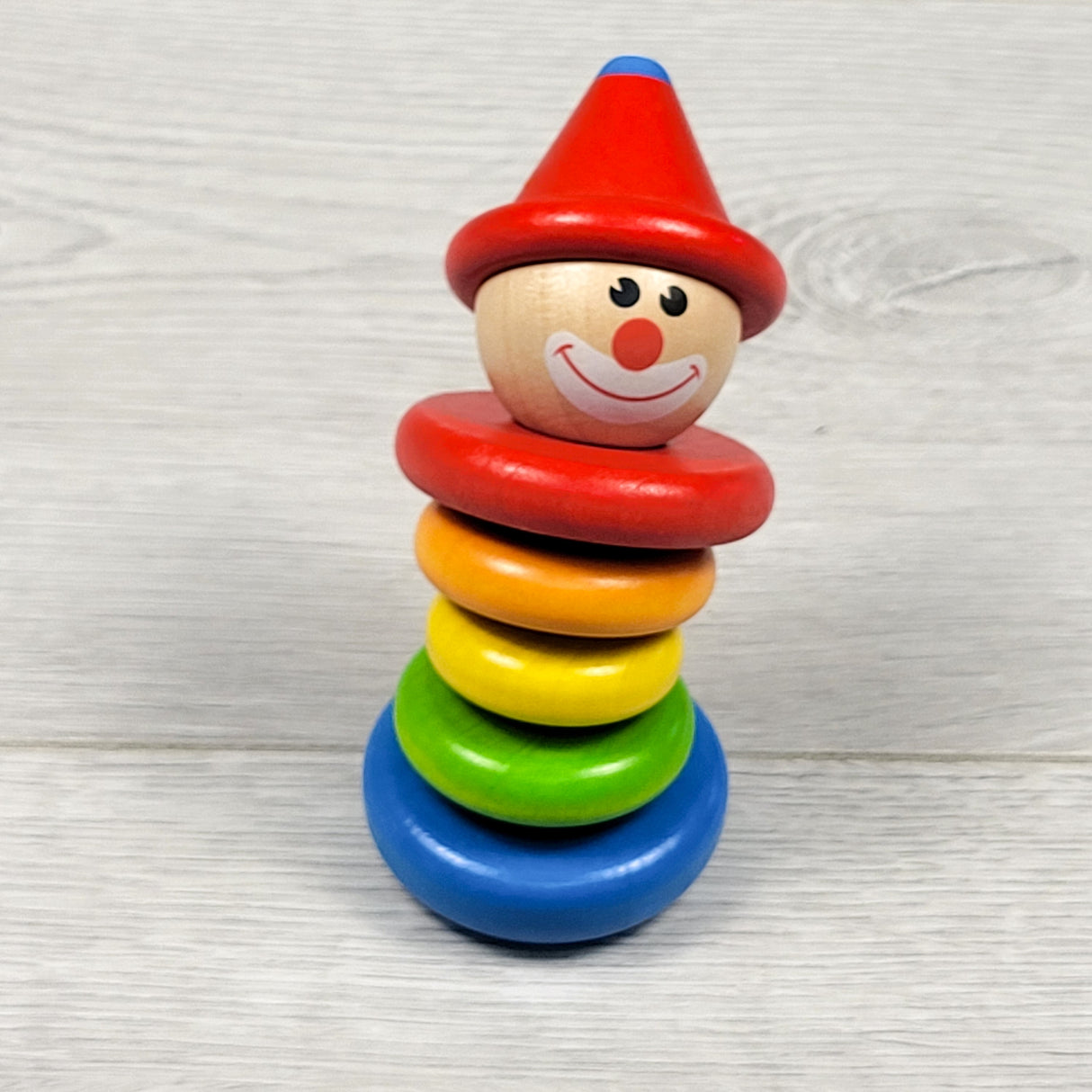 Hape wooden "Happy Clown" rattle