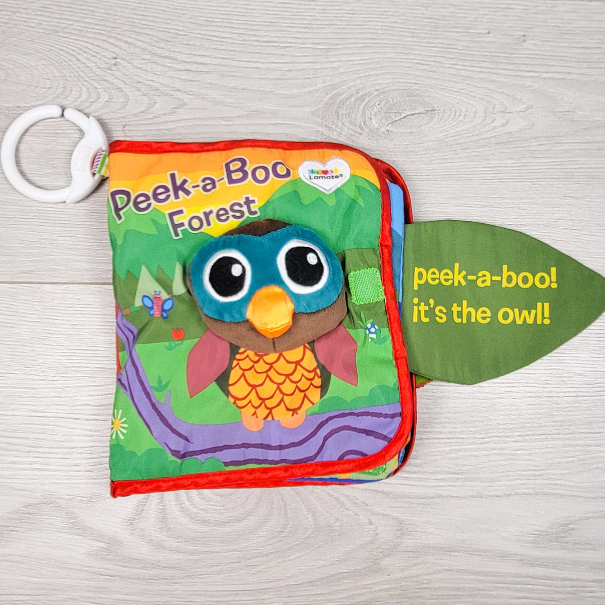 Lamaze "Peek-a-boo" Forest cloth book