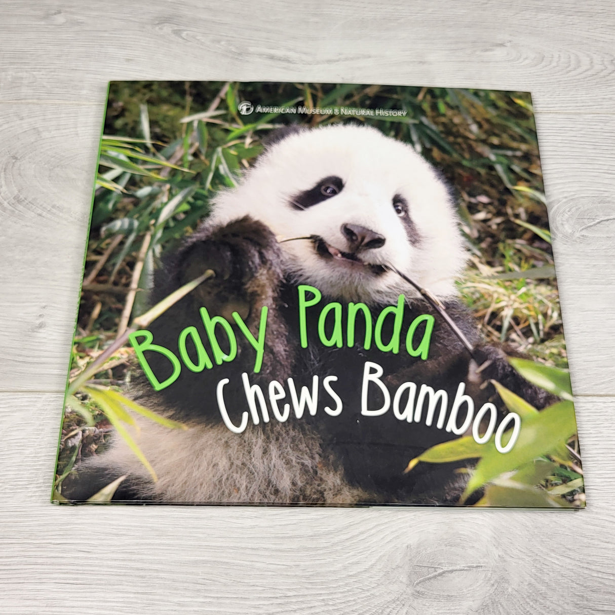 Baby Panda Chews Bamboo. Hardcover book