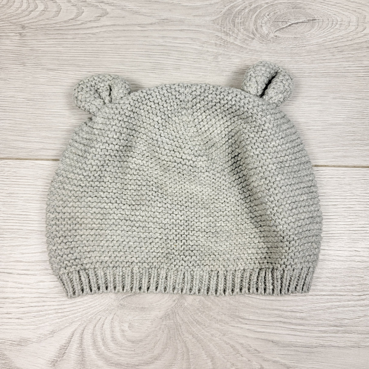 Gap grey knit bear ear hat. Size 12-18 months