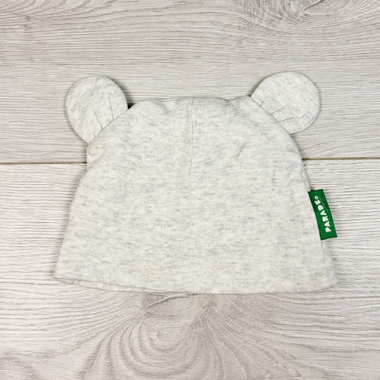 Parade grey cotton bear eat hat. Size 0-6 months