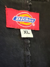 Vintage Y2K faded black Dickies Girl "Annie" zip up utility dress (Style #107G) | XL