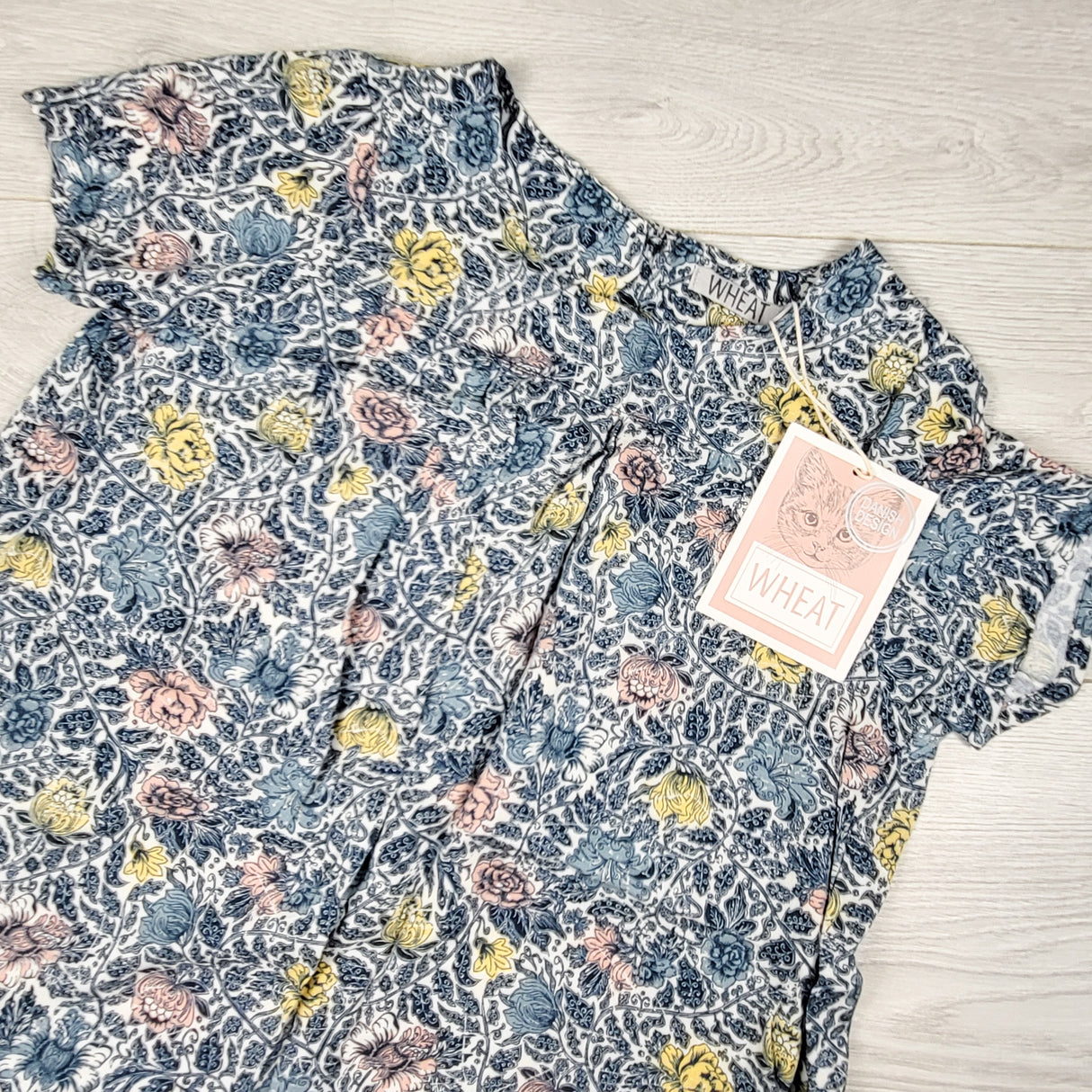 NEW - Wheat Clothing "Noemi" viscose dress. Size 8