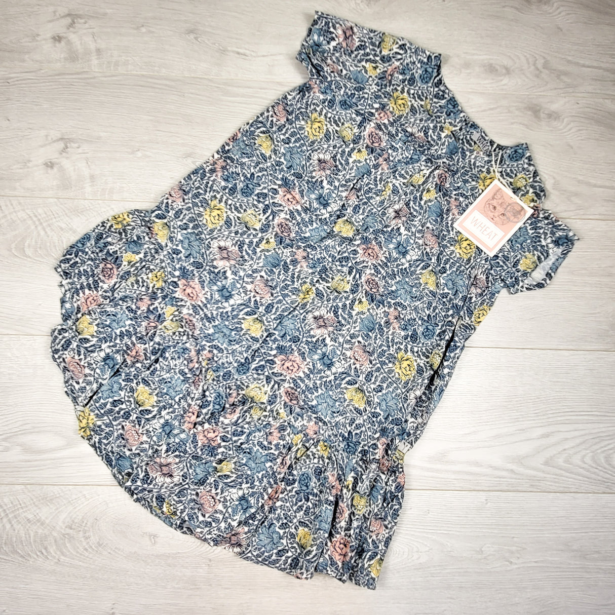 NEW - Wheat Clothing "Noemi" viscose dress. Size 8