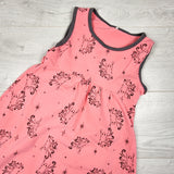 Peekaboo Beans pink sleeveless unicorn dress. Size 7 - AS IS