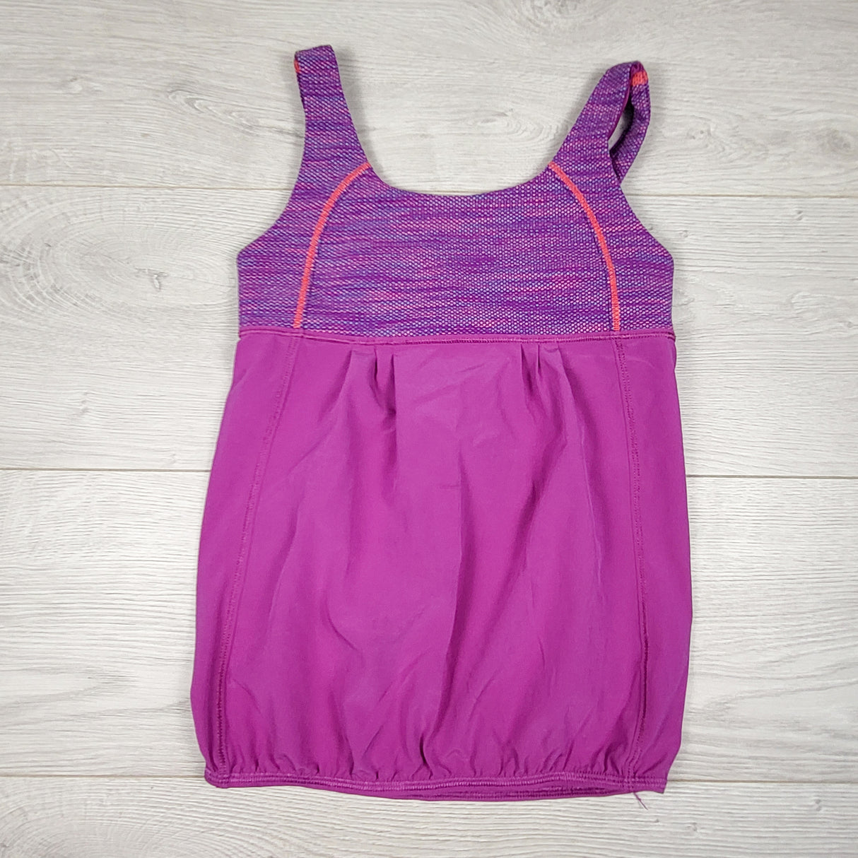 Ivivva (Lululemon) purple and pink double dutch tank top. Size 6