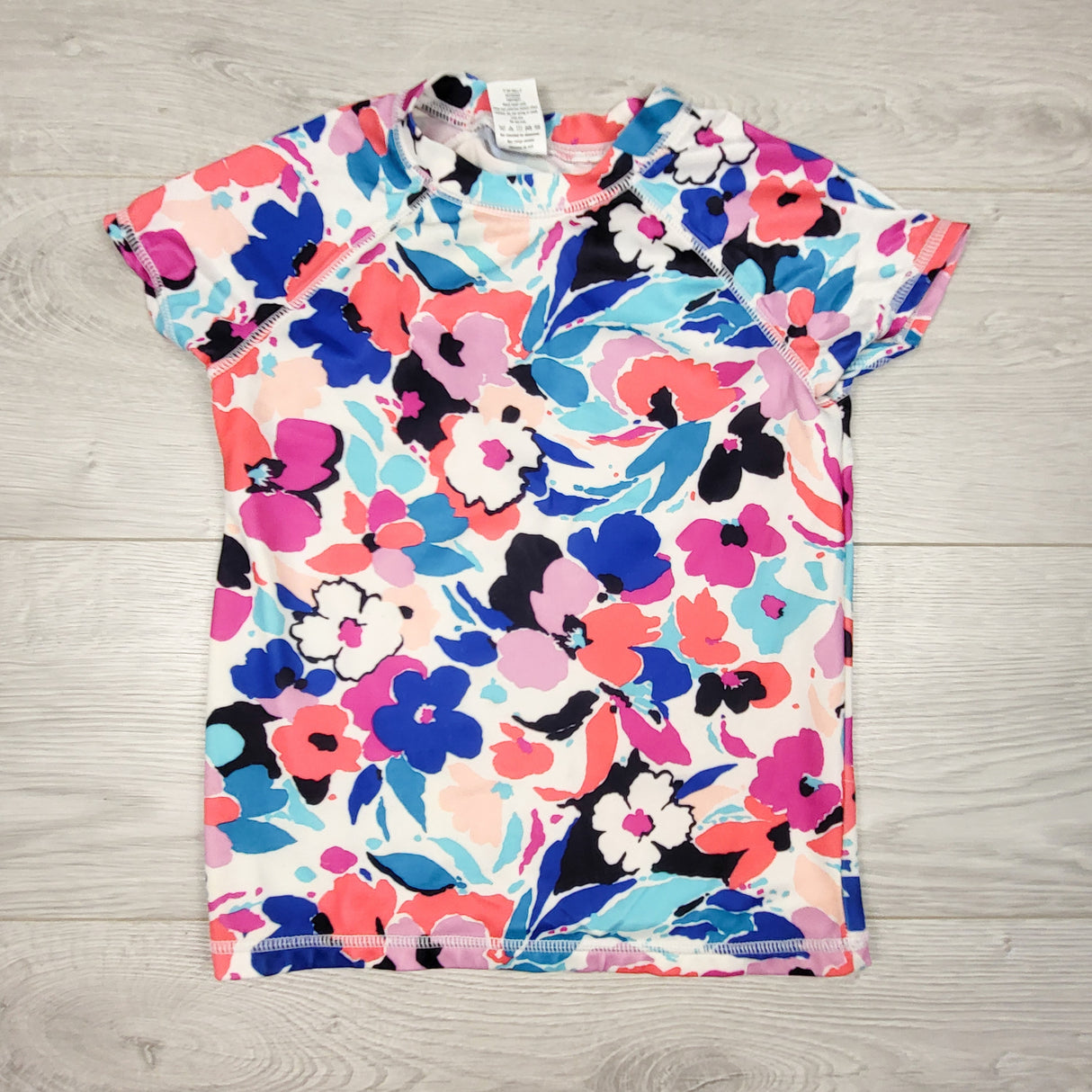 Gymboree floral print rash guard. Size 7/8