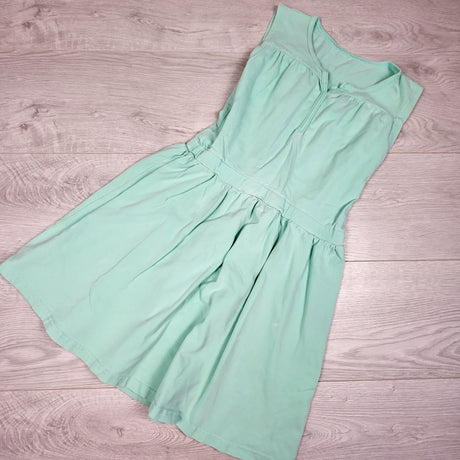 Peekaboo Beans mint green sleeveless dress. Size 8