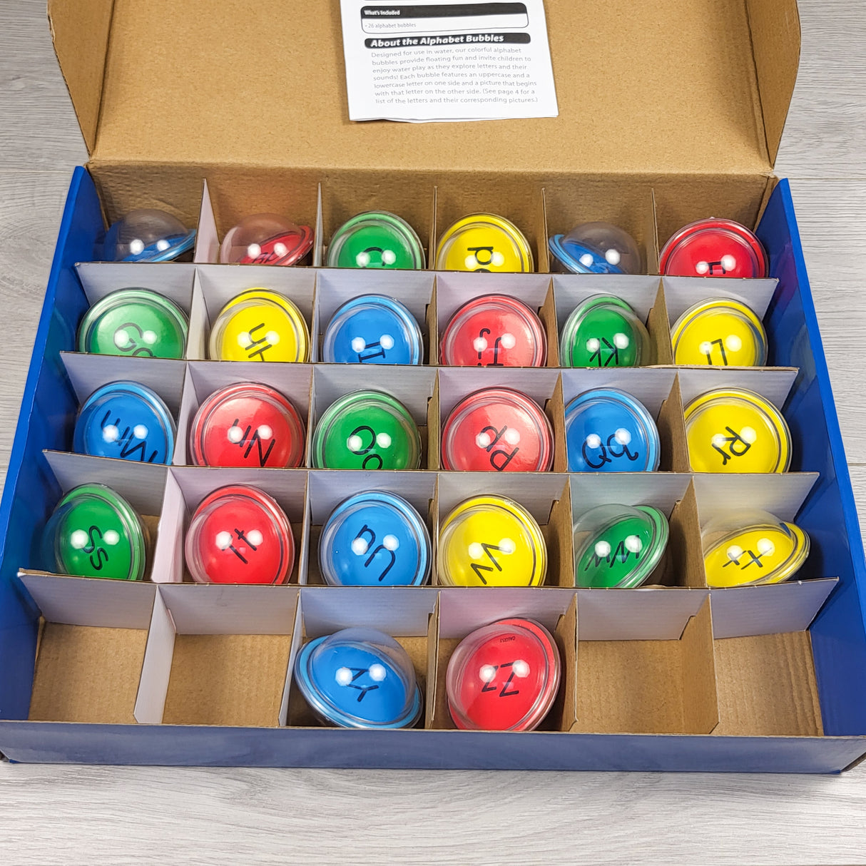 Lakeshore Float & Find Alphabet Bubbles (sorry, no shipping)