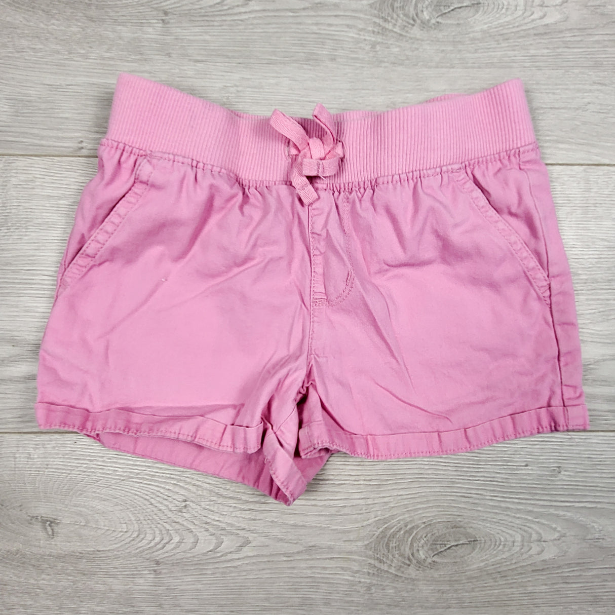 Children's Place pink twill shorts. Size 6X/7