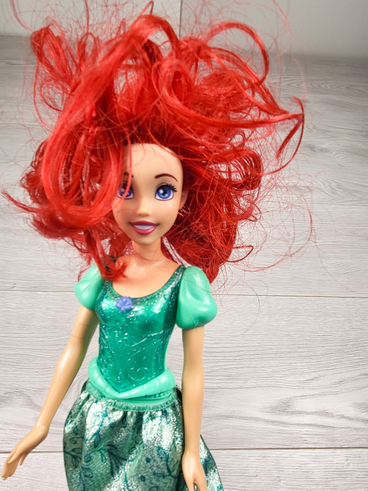 Ariel after a night of dancing doll (haha, kidding!)