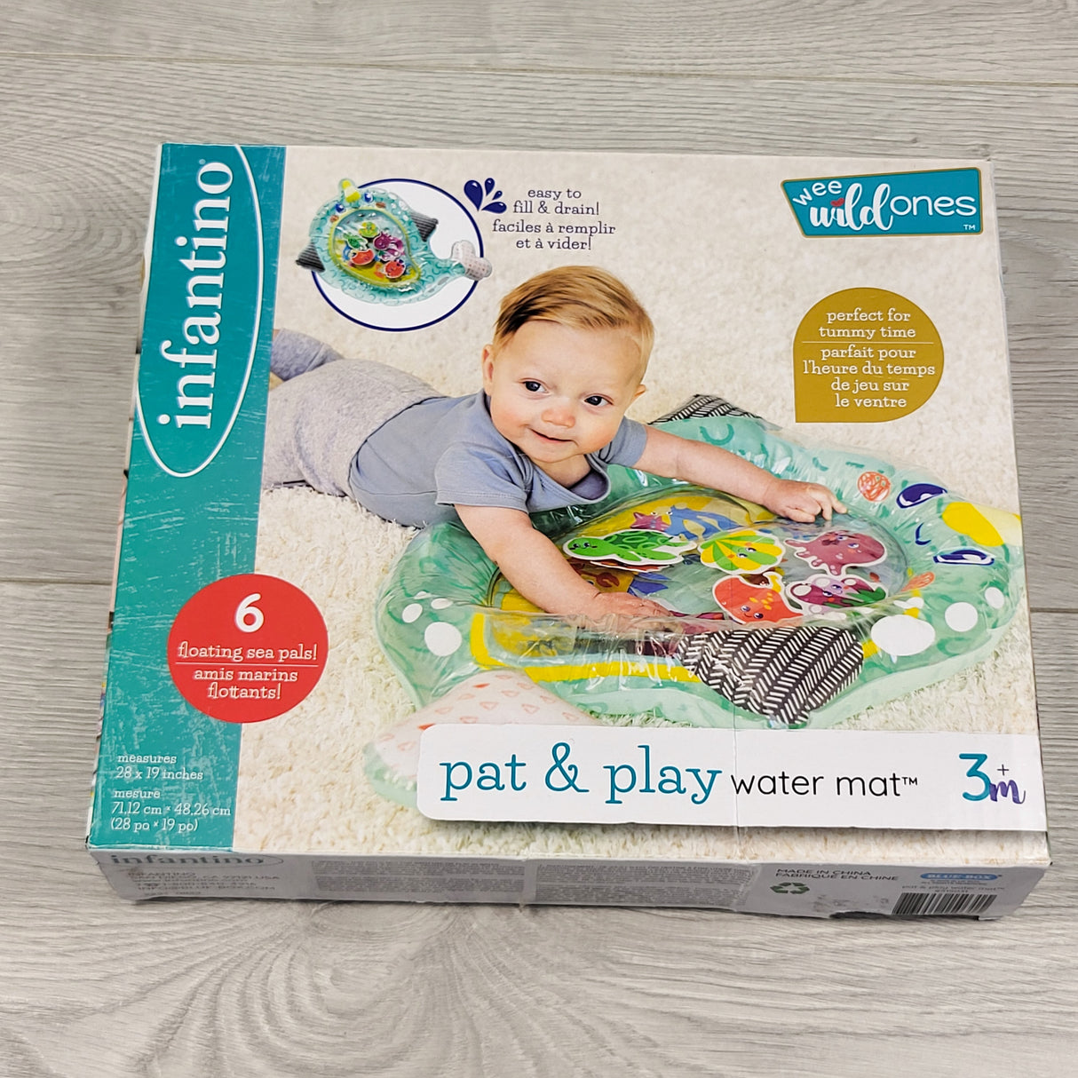 Infantino Wee Wild Ones Pat & Play Water Mat