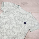 No Way Monday mint green botanical print t-shirt. Sizes like a 4T