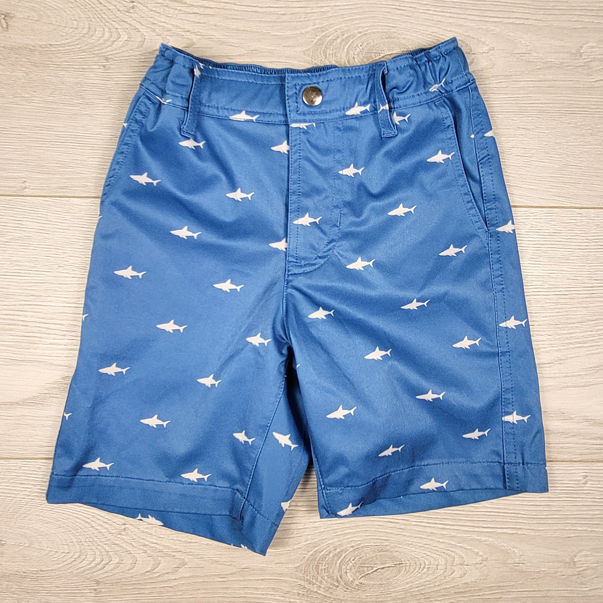 Hatley blue swim shorts with sharks (no mesh.) Size 4T