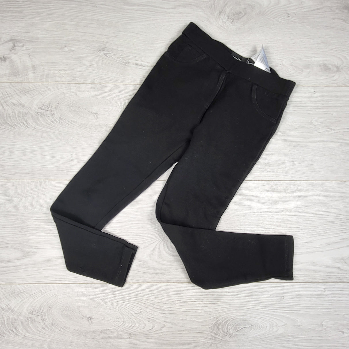 Guess black moto style jeggings. Size 6