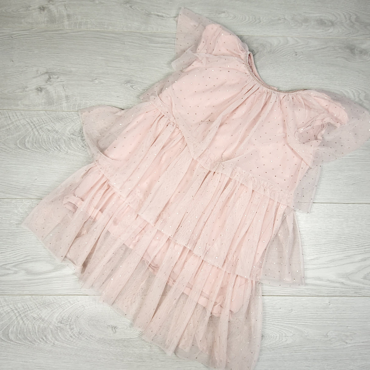 Gap pink tiered tulle dress. Size 5T