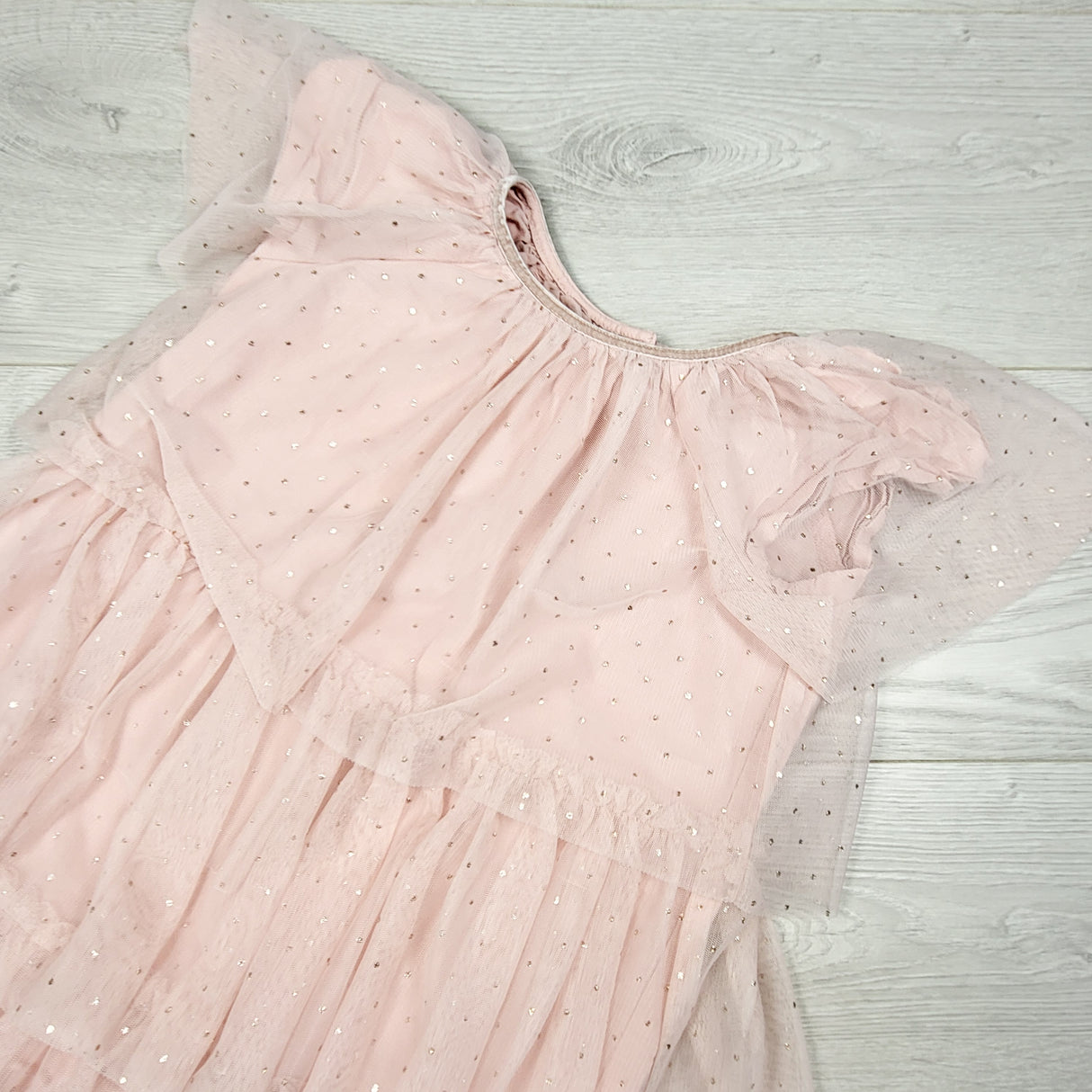 Gap pink tiered tulle dress. Size 5T