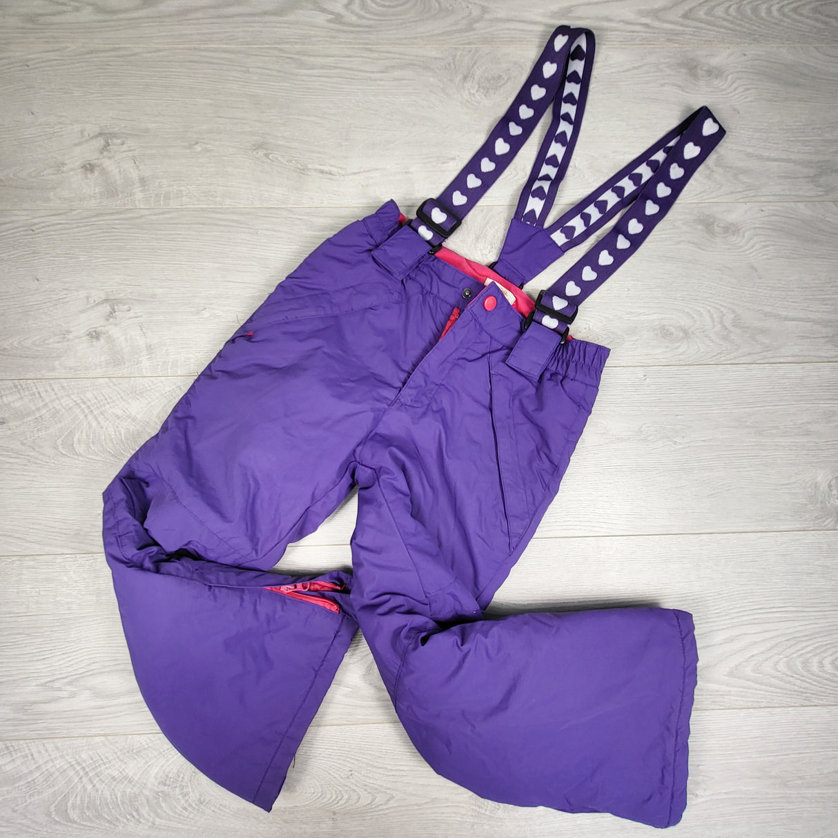 Joe purple snow pants. Size 6/7